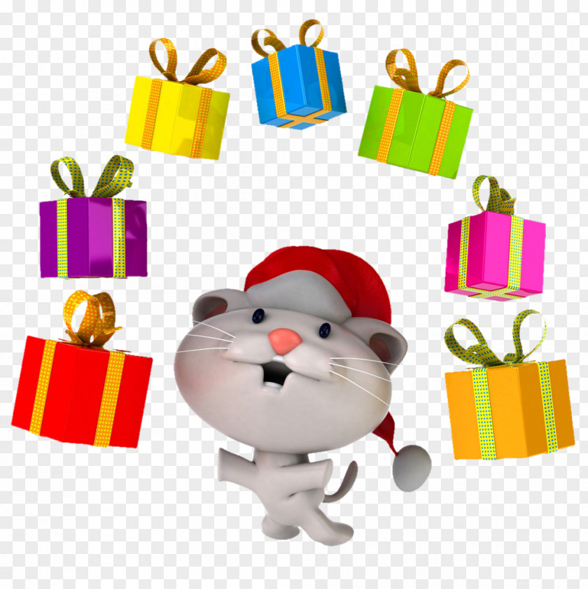 Gifts And Cat Vector Santa Claus Royalty-free Stock Photography Illustration PNG