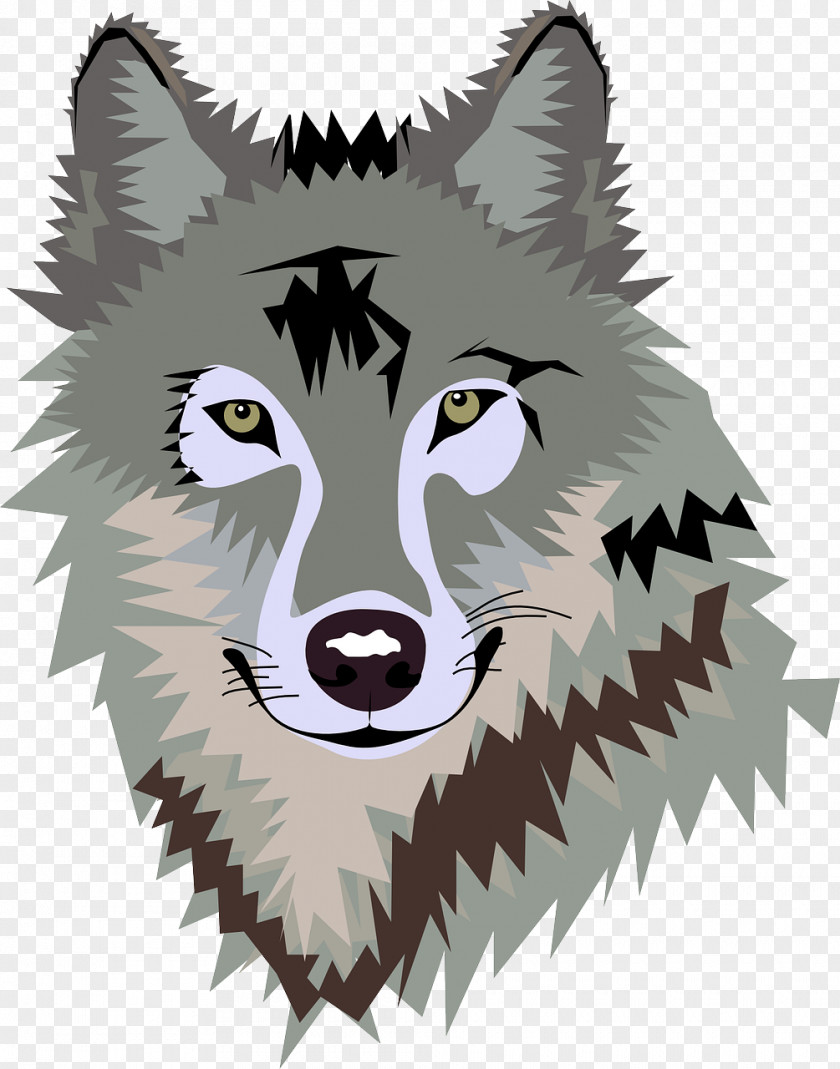 Gray Wolf Animal Illustrations Clip Art PNG