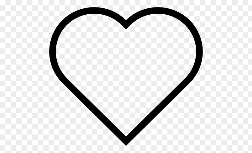 Heart Shape Valentine's Day Black And White Clip Art PNG