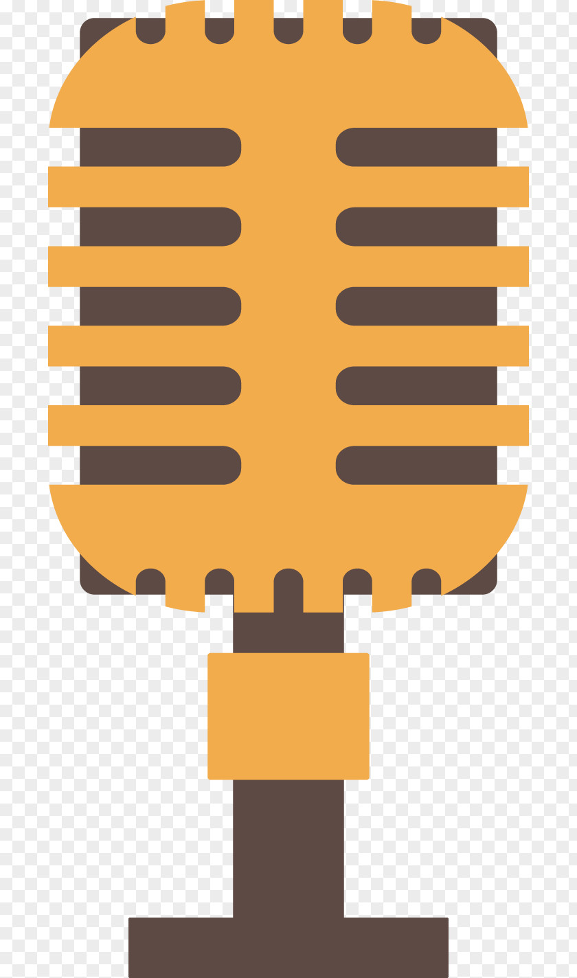 Retro Microphone Icon PNG