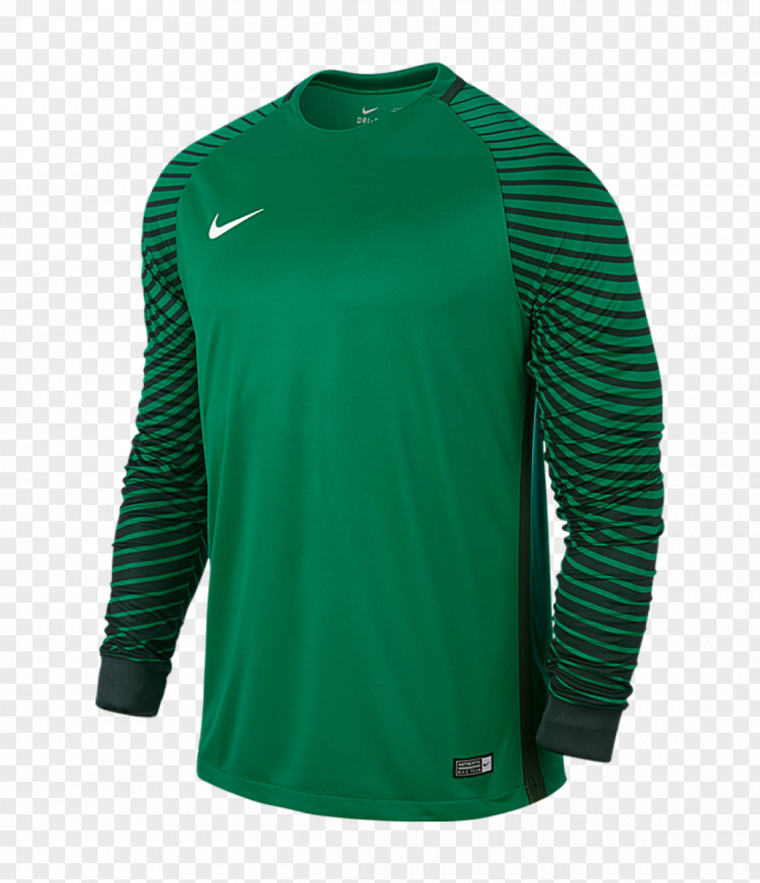 T-shirt Jersey Sleeve Nike Goalkeeper PNG