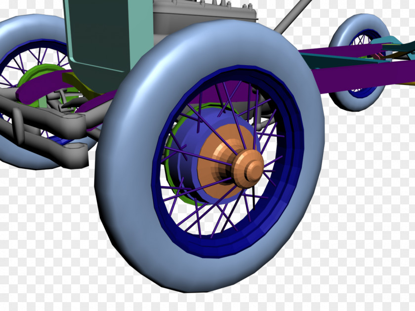 Car Tire Wheel Spoke PNG