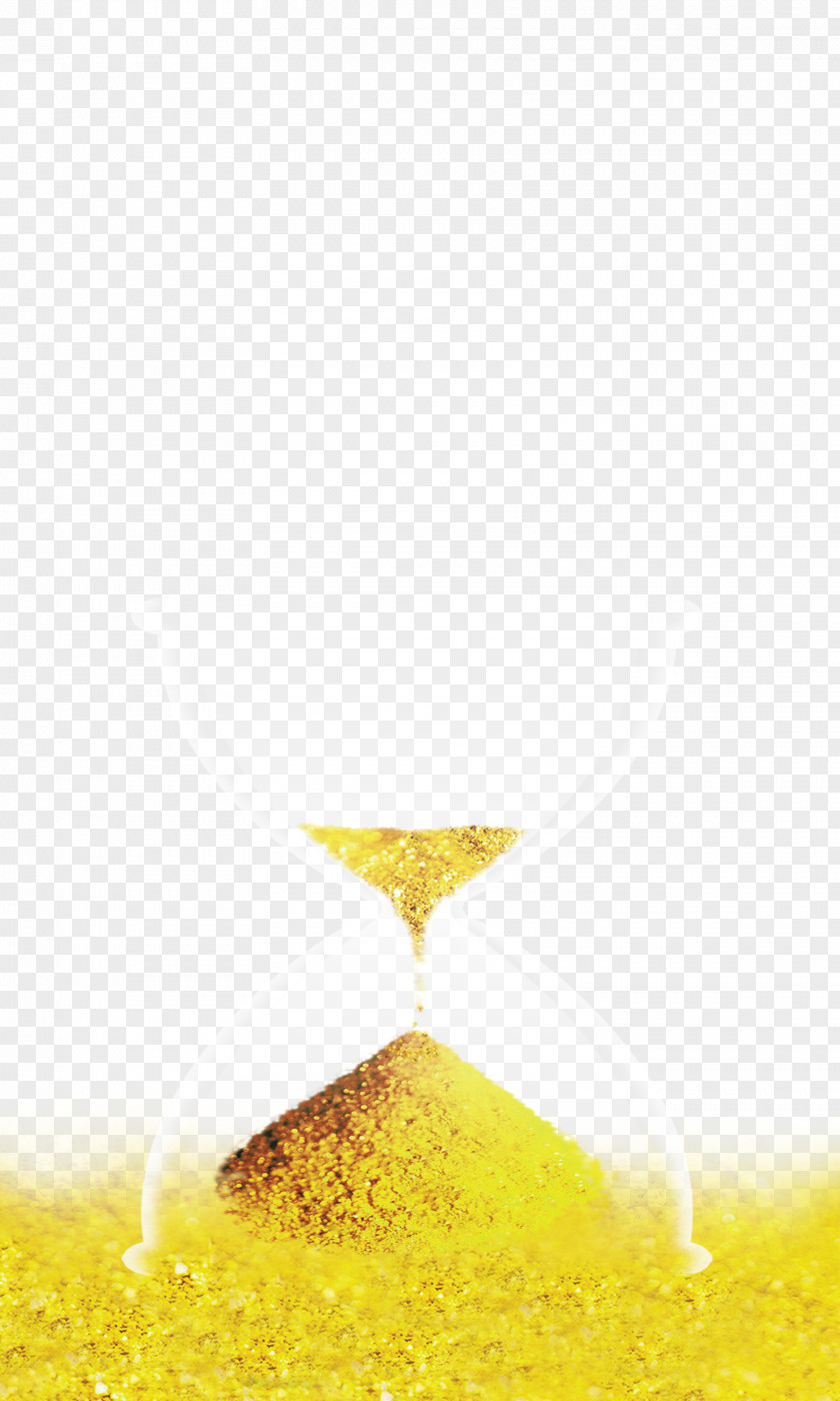 Hourglass Gold Coin Pattern PNG