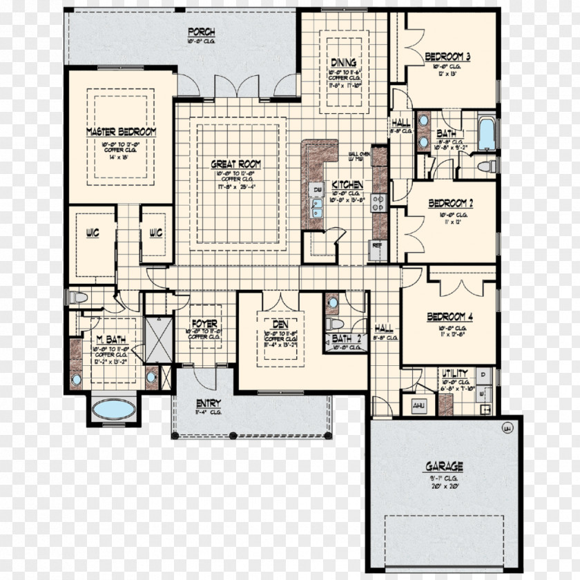 Kitchen Slab PLAN Floor Plan House PNG