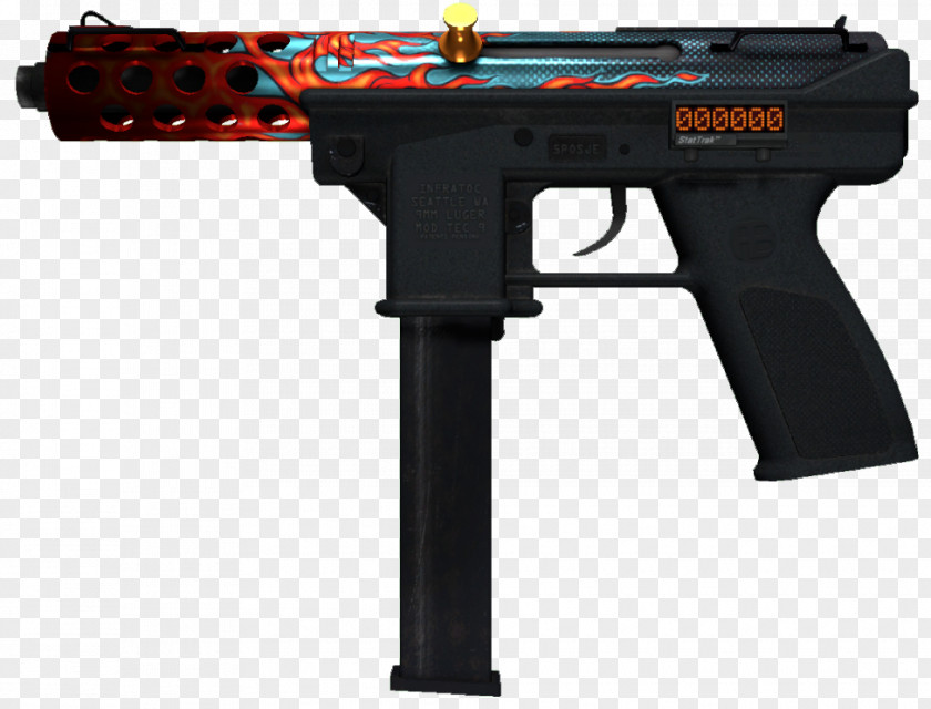 Tec Counter-Strike: Global Offensive TEC-9 Submachine Gun Half-Life 2 Firearm PNG