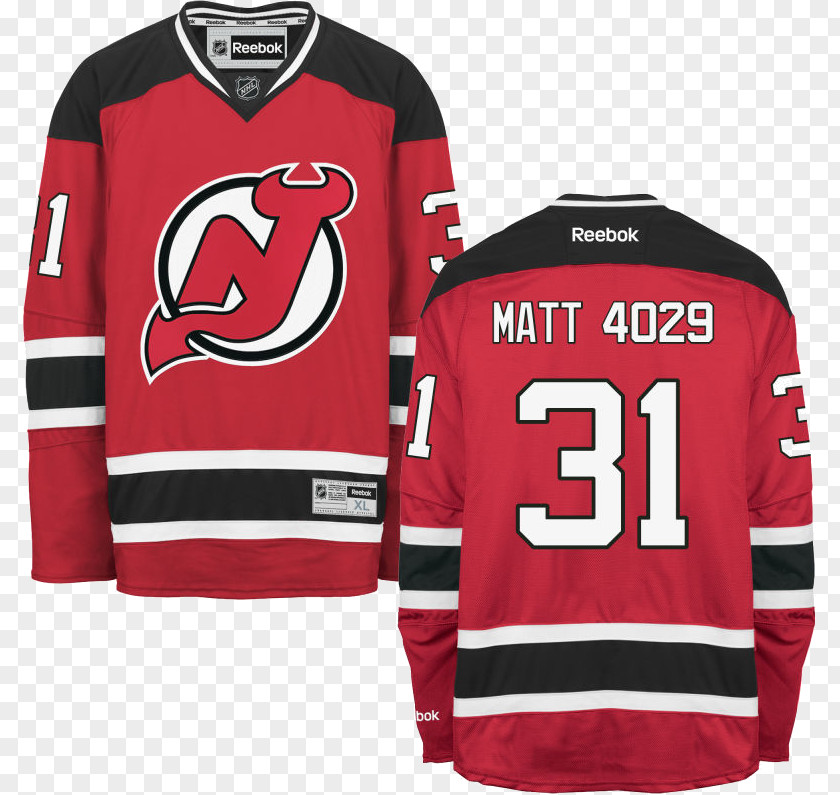 Reebok New Jersey Devils National Hockey League NHL Uniform PNG