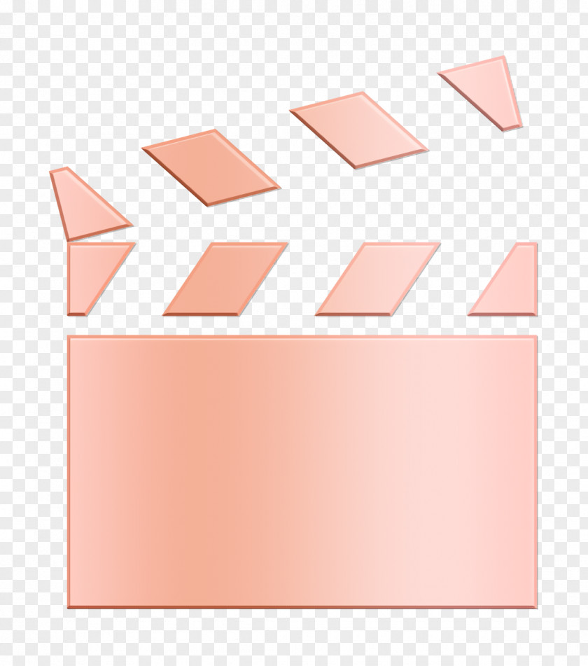 Video Player Sign Icon Clapperboard Cinema PNG
