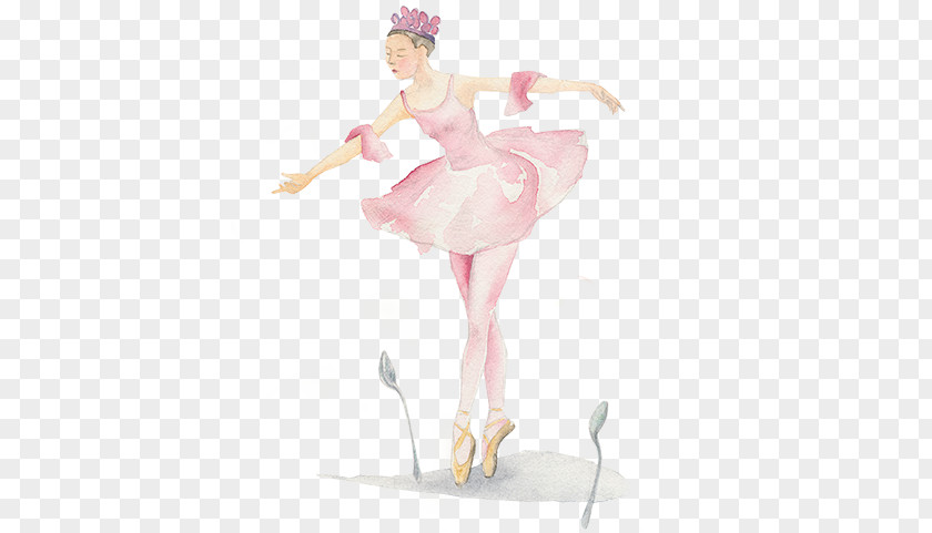 Watercolor Lemon Drink Ballet Dancer Tutu PNG