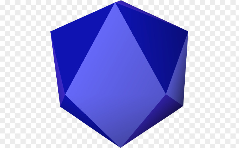 D20 Icosahedron Triangle Line Product Design PNG