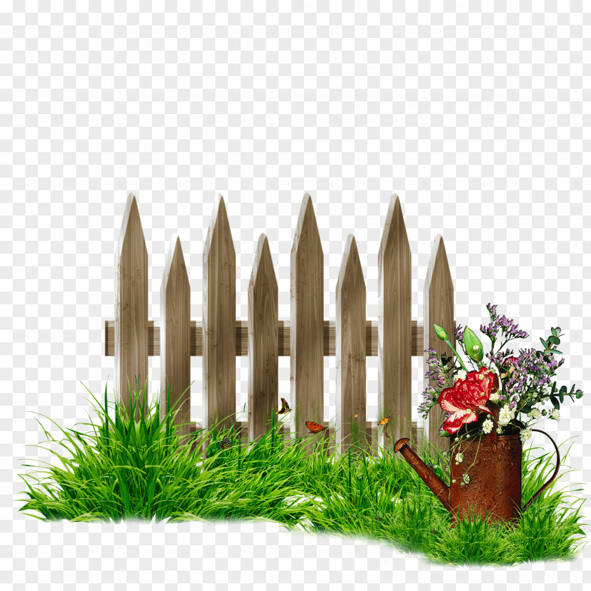 Fence Garden Lawn Clip Art PNG