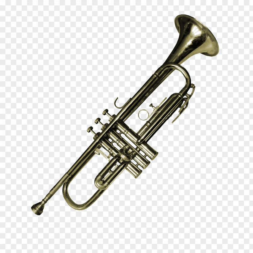 Metal Trumpet Musical Instrument Piano PNG