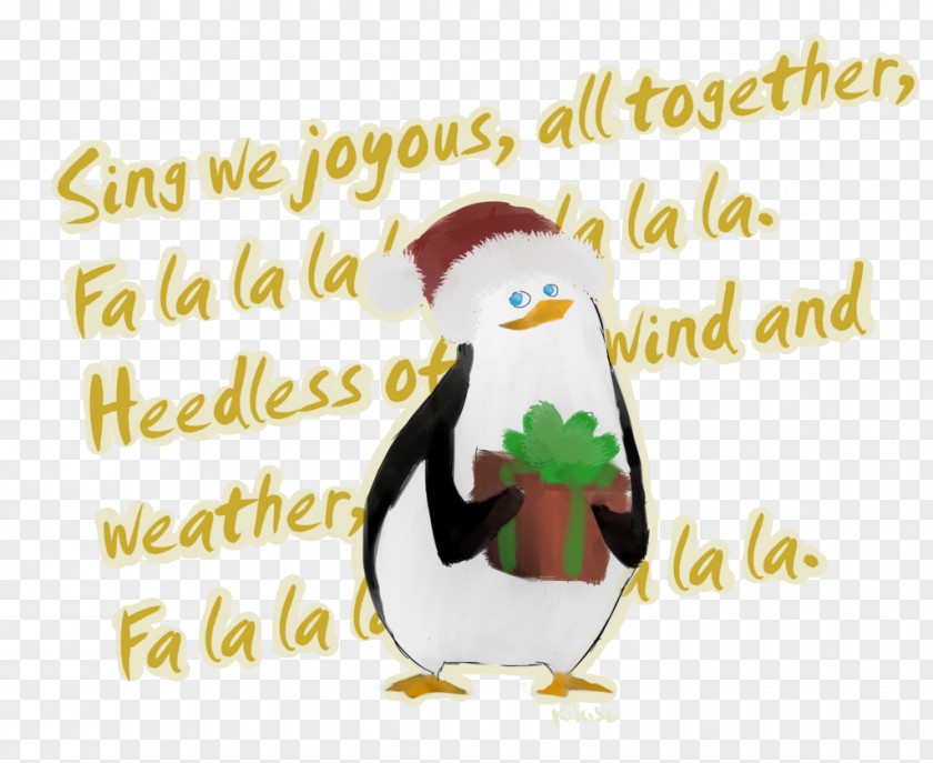 Penguin Christmas Ornament Font Day Text Messaging PNG
