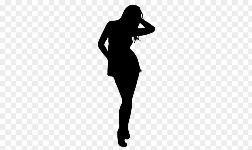 Silhouette Woman Clip Art PNG