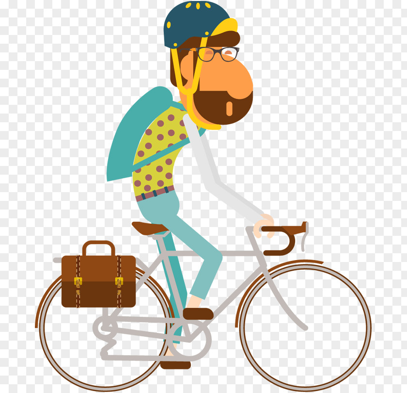 Tourist Bicycle Clip Art PNG