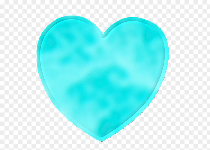 Coeur Turquoise PNG
