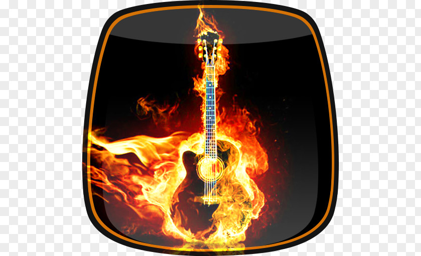 Guitar Desktop Wallpaper Fire PNG