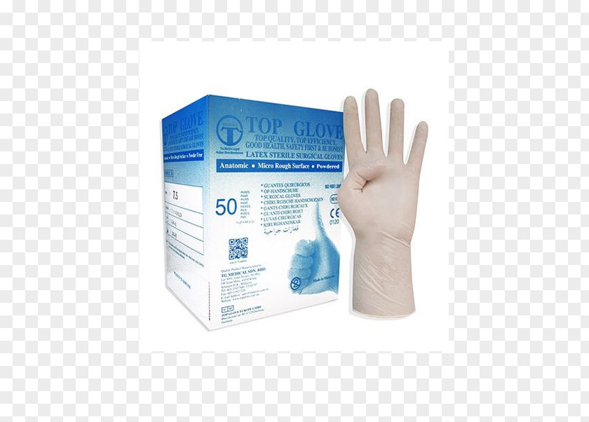 Hand Medical Glove Surgery Rubber Finger PNG