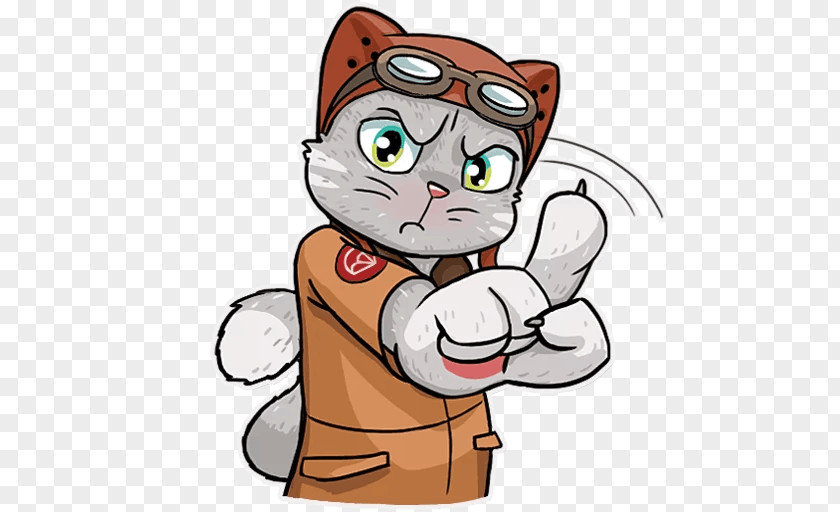 Kitten Whiskers Sticker Cat Telegram PNG