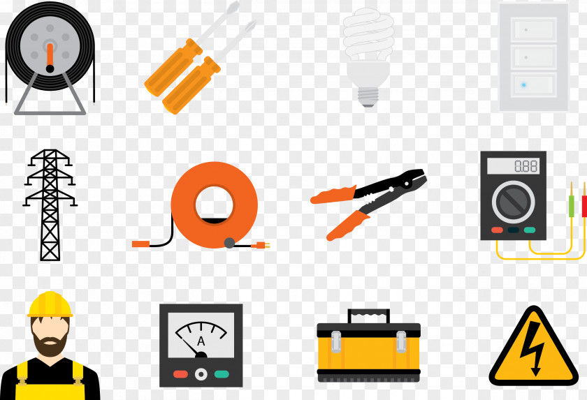 Vector Electrical Equipment Electricity Electrician Icon PNG