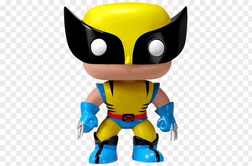 Wolverine Deadpool Beast Funko Bobblehead PNG