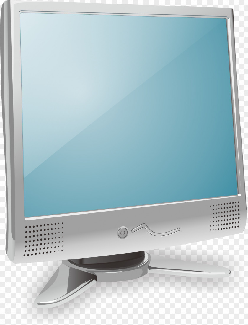 Computer Vector Element Monitor LED-backlit LCD Output Device PNG