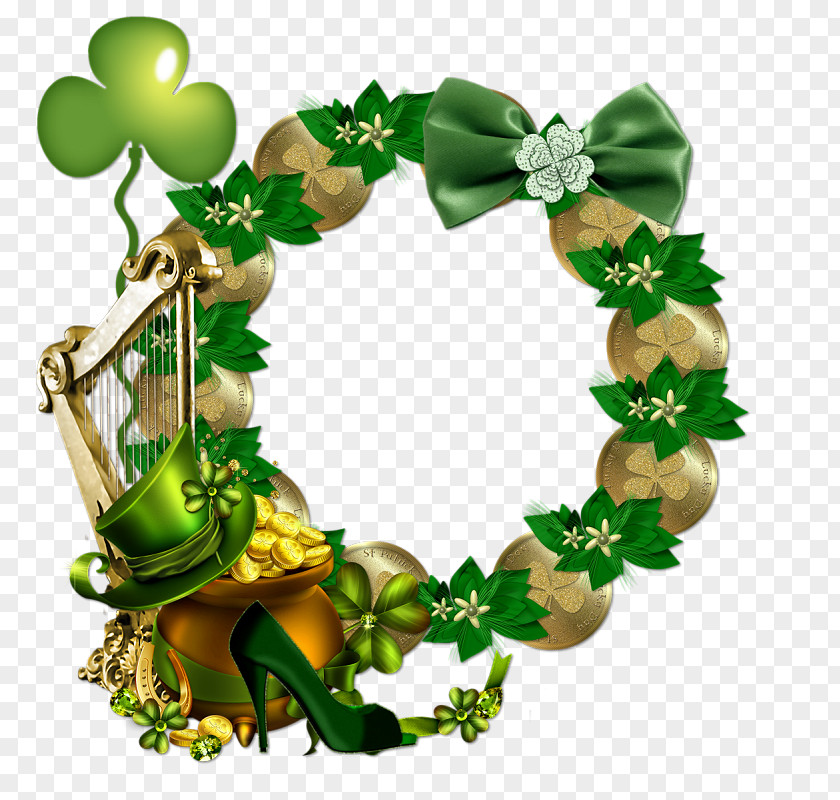 Saint Patrick's Day Picture Frames Clip Art PNG