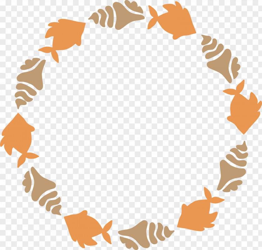 Sea Shell Frame PNG