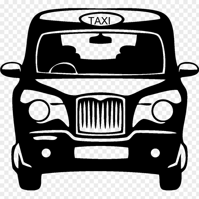 Taxi Wall Decal Sticker PNG