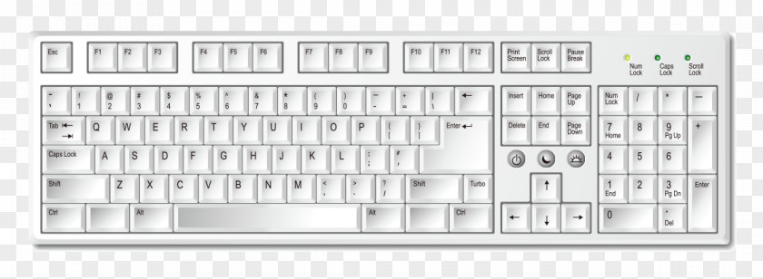 Vector Picture Material Flat Computer Keyboard Laptop PNG