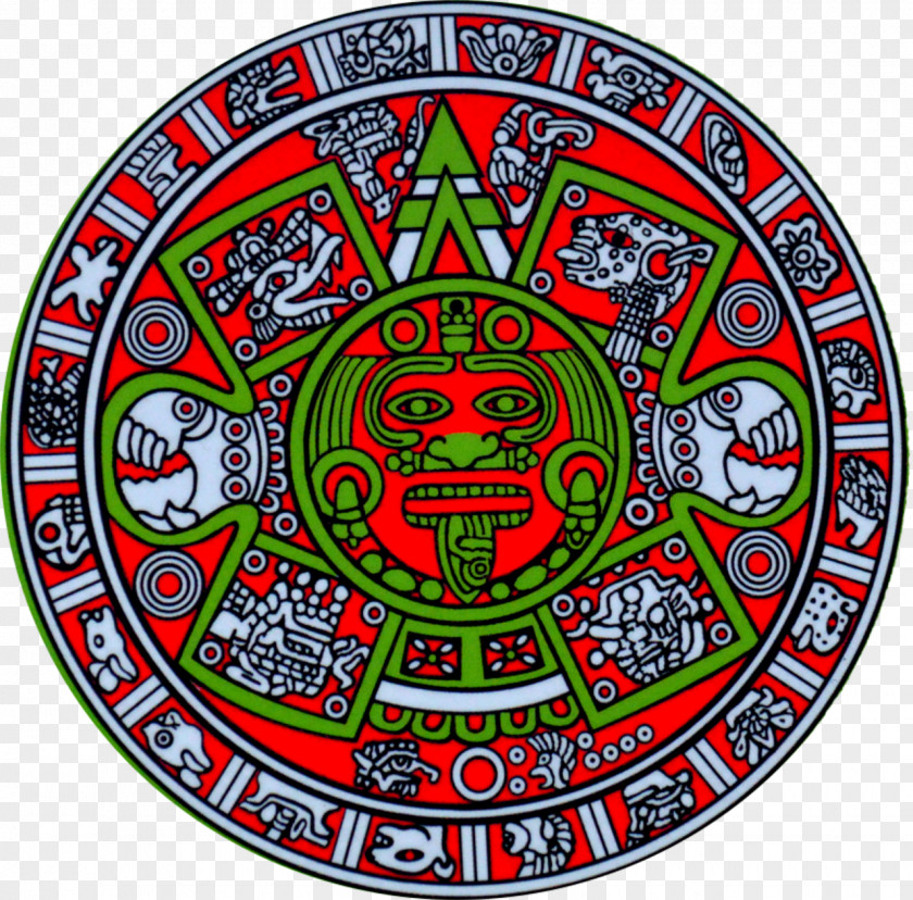 Aztec Kalender Calendar Stone Aztecs Drawing PNG