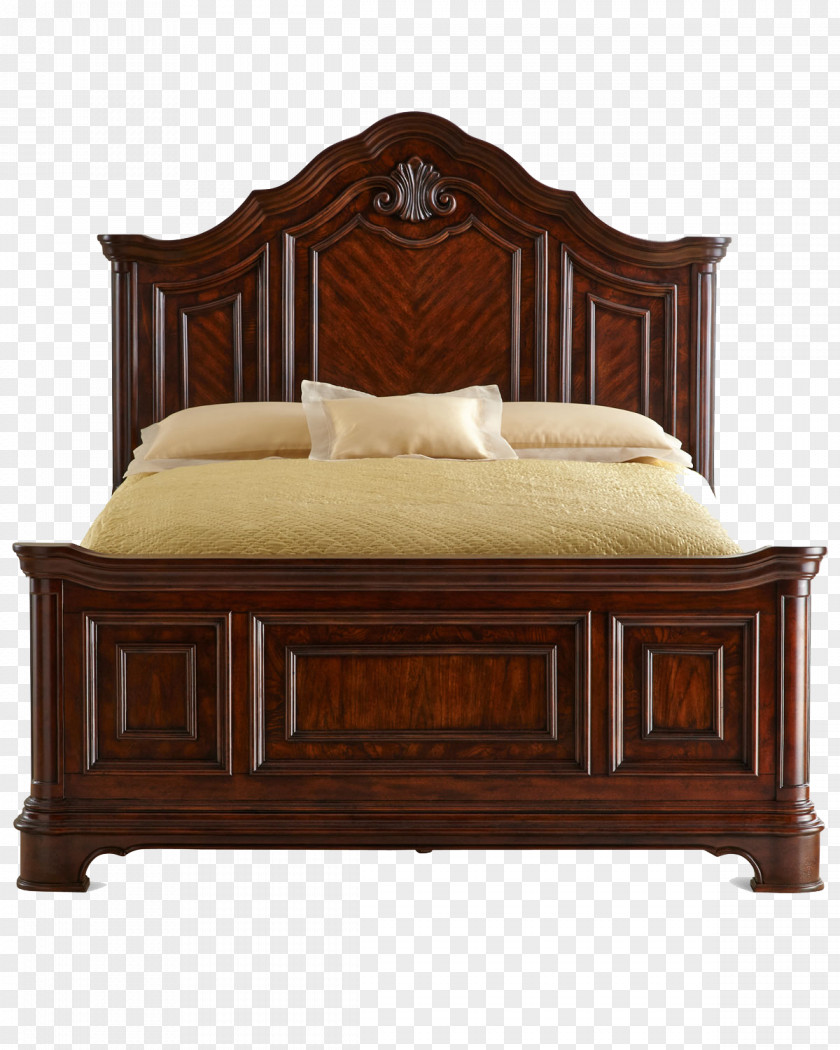 Bed Frame Nightstand Furniture PNG