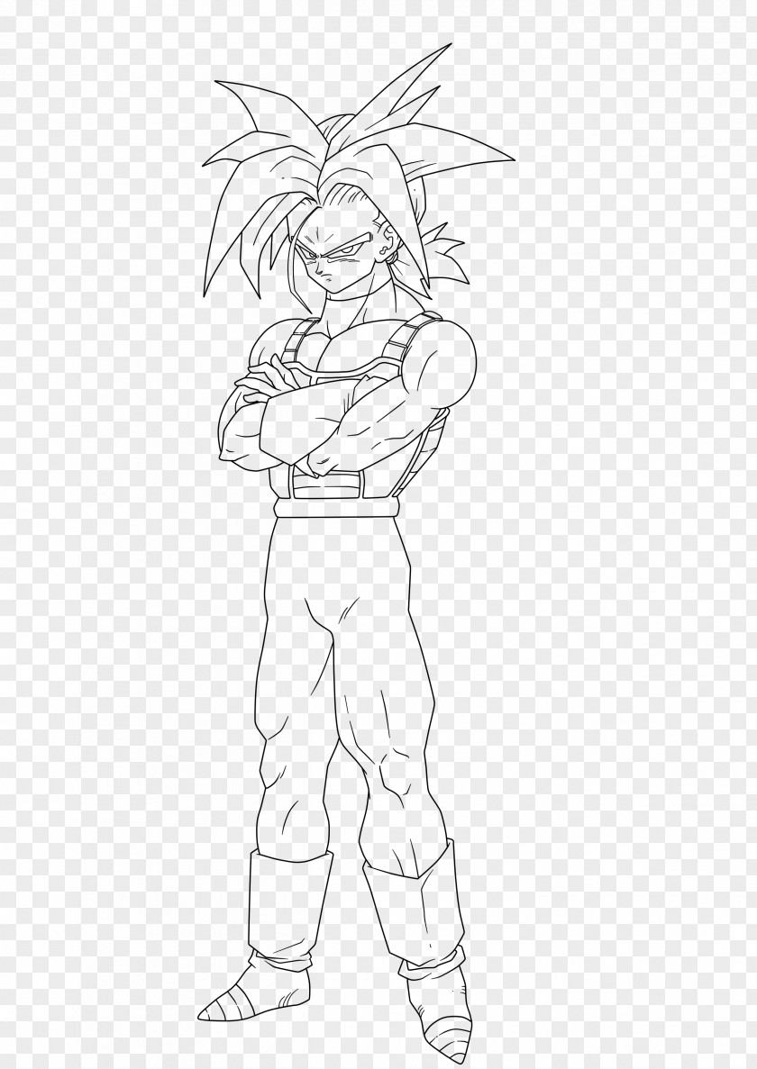 Drawing Akiba Trunks Goku Goten Gohan Sketch PNG