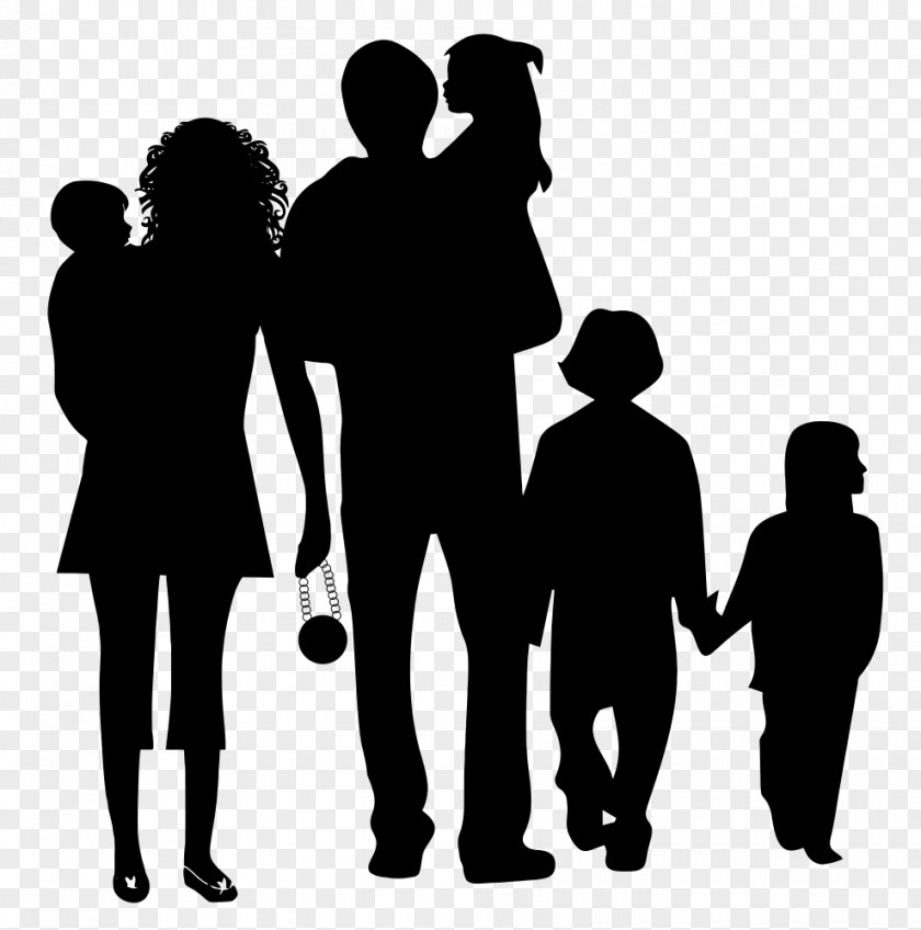 Family Silhouette Father Clip Art PNG