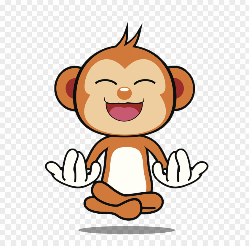 Monkey Pattern Ape Primate Cartoon Clip Art PNG