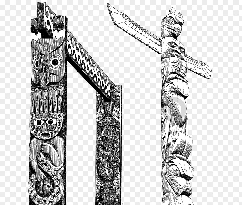 Symbol Totem Pole Image PNG