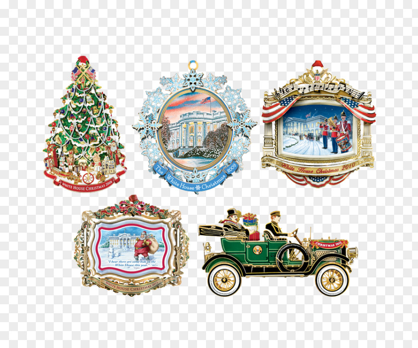 White House Christmas Ornament Tree President Of The United States Historical Association PNG