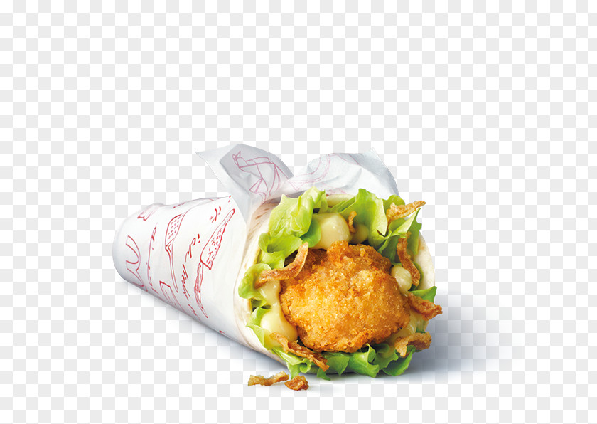 Crispy Chicken Wrap Nugget McDonald's McNuggets Fast Food PNG