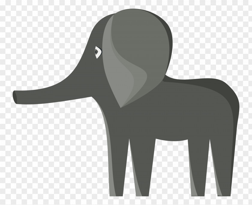 Elephants And Small Rabbit Clip Art PNG