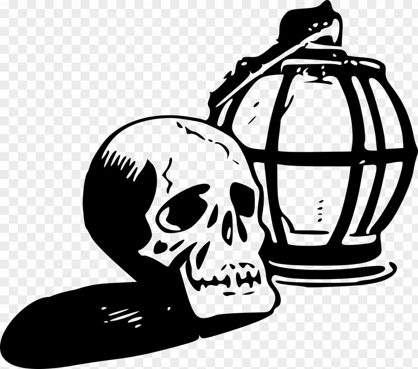 Lantern Skull Clip Art PNG