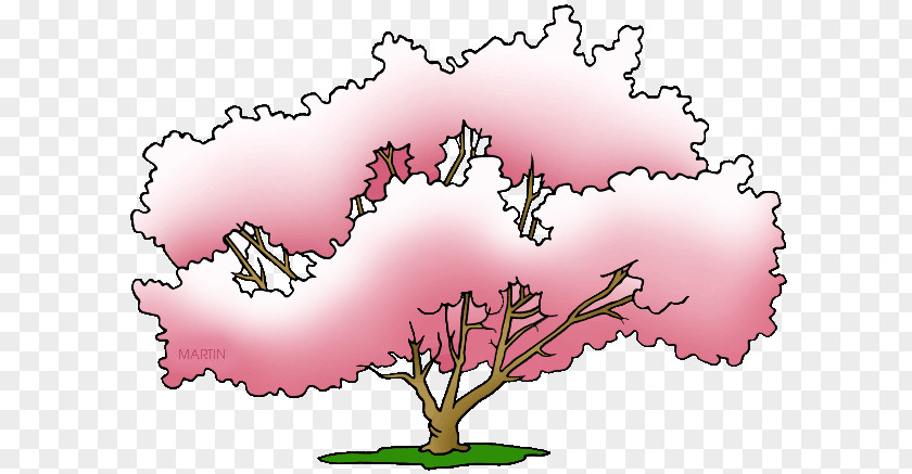 Magnolia Flower Branches Pink M Flowering Plant RTV Clip Art PNG