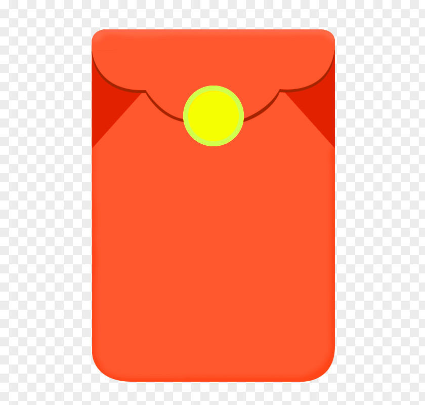 Orange Simple Red Envelope Decoration Pattern Clip Art PNG