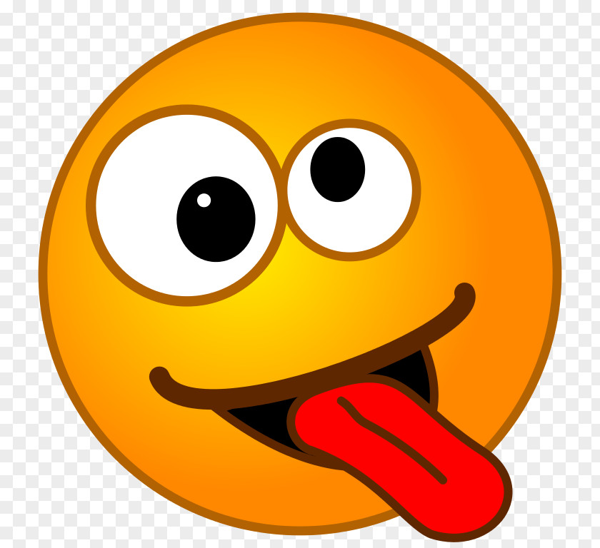 Smiley With Tongue Sticking Out Quotation Laughter Saying Humour Thought PNG