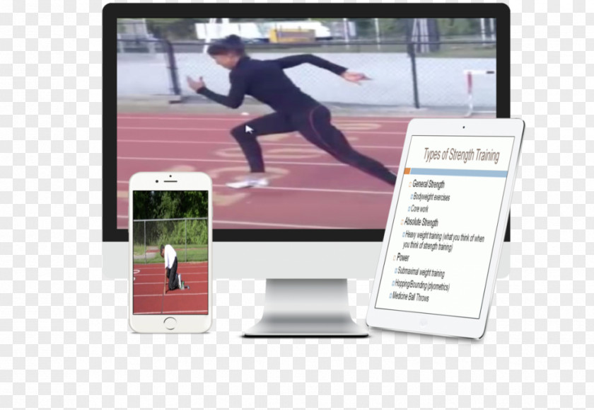 Track And Field Speed Training Gadget Multimedia Plan PNG