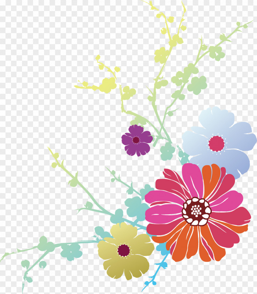 Floral Flower Clip Art PNG