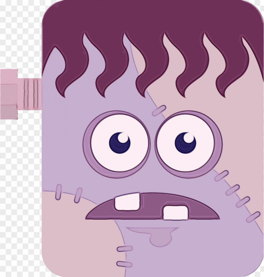 Technology Material Property Purple Cartoon Violet Head Pink PNG