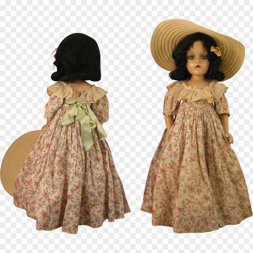 Doll Scarlett O'Hara Alexander Company Composition Dress PNG