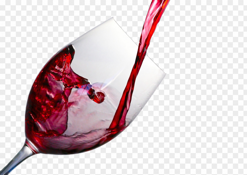 Fallen Red Wine White Glass Alcoholic Drink PNG