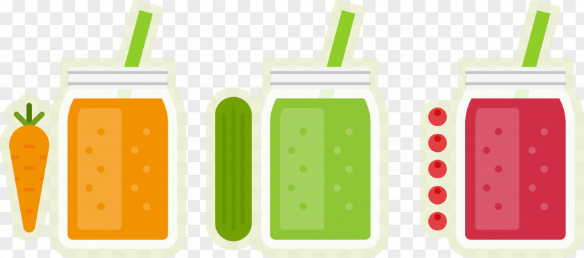 Flat Juice Vector Vegetarian Cuisine Food Design PNG