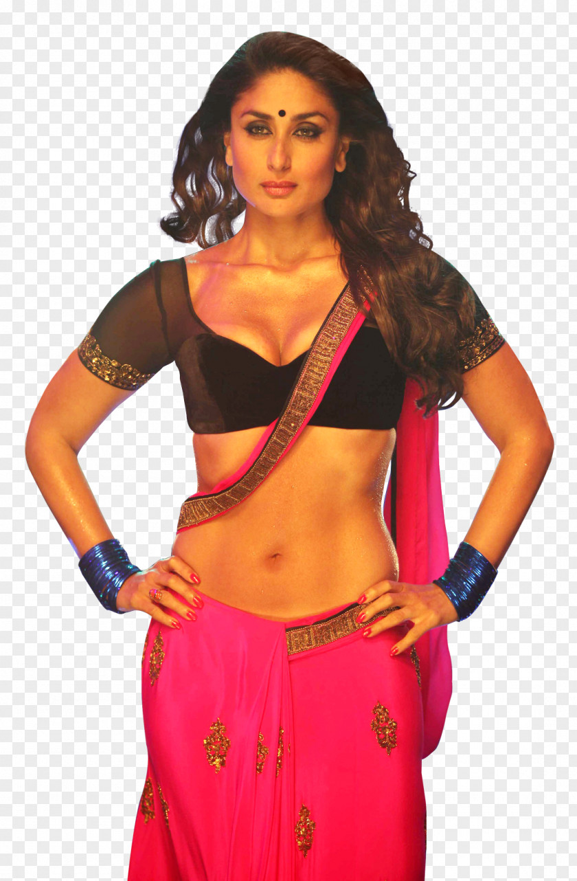 Kareena Kapoor Heroine Sari PNG