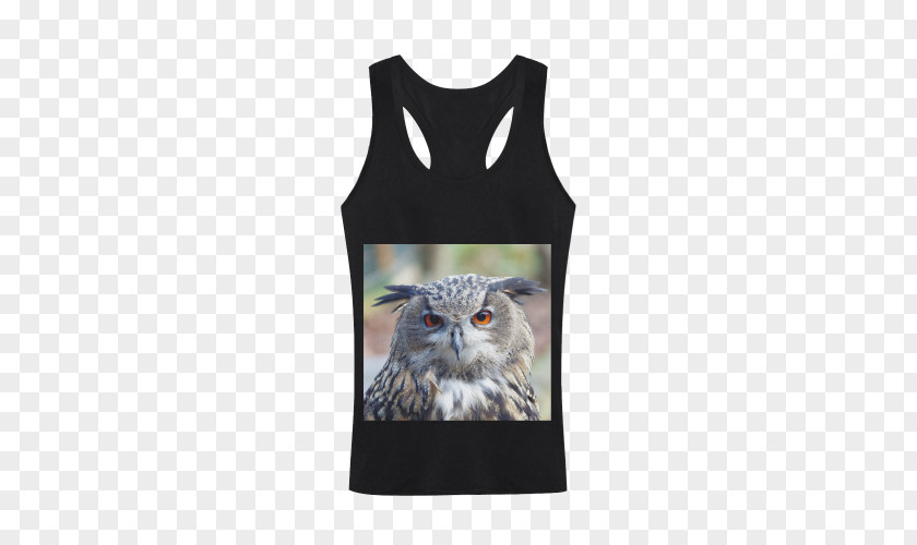 Owl Eurasian Eagle-owl T-shirt Sleeveless Shirt PNG